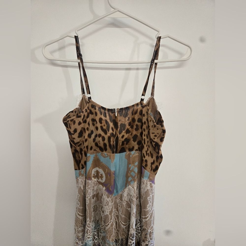 Sheer Multi Pattern Maxi Dress - image 7